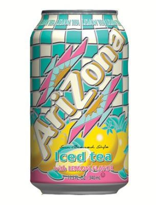 BEBIDA ARIZONA 340ML TEA LEMON