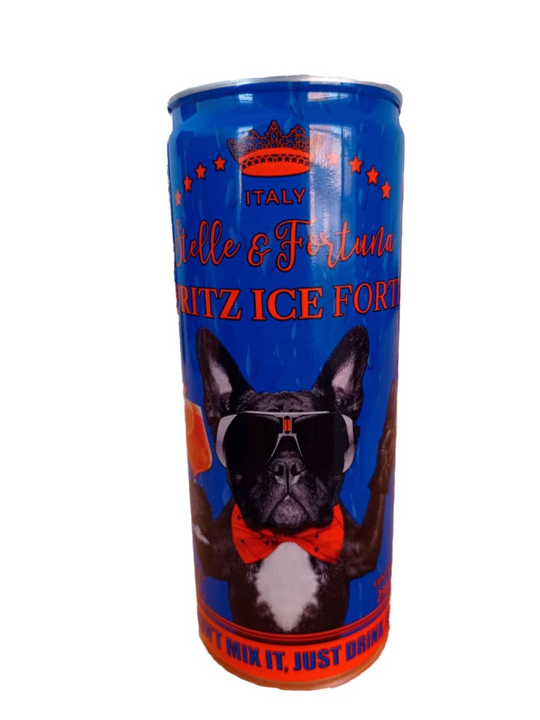 VINO STELLE &amp; FORTUNA 250ML SPRITZ ICE FORTE LATA
