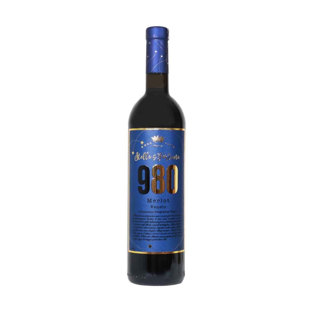 VINO STELLE &amp; FORTUNA 0,75LT TINTO MERLOT 980