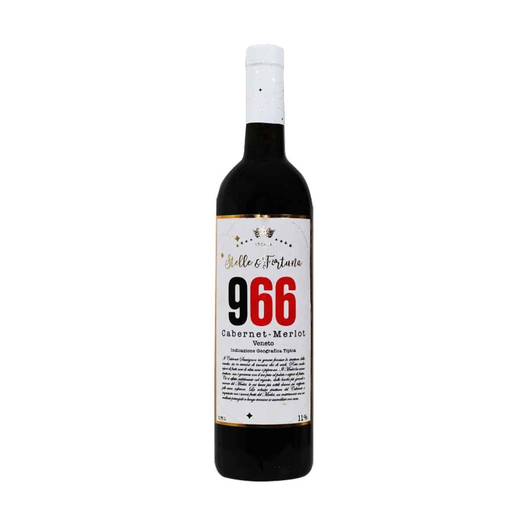 VINO STELLE &amp; FORTUNA 0,75LT TINTO CABERNET MERLOT 966