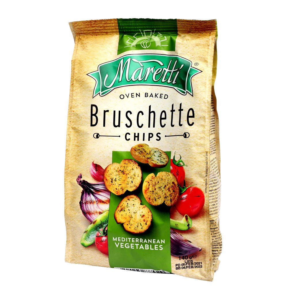 BRUSCHETTA MARETTI 140GR MEDITERRANEAN VEGETABLES