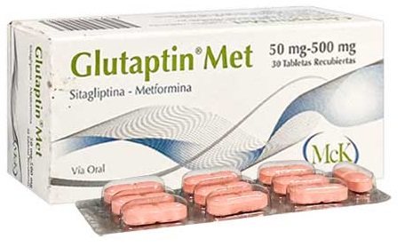 GLUTAPTIN MET 50MG/500MG X 30 TABLETAS MCK