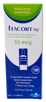 ITACORT AQ 55MCG X 16,5G SUSP NASAL SPRAY