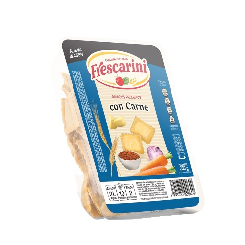 PASTA RAVIOLITOS FRESCARINI 250GR CARNE