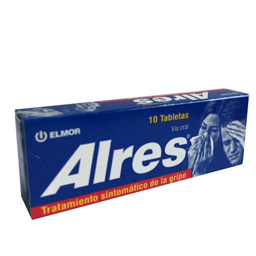 ALRES 500MG/30MG X 10 TABLETAS ELMOR