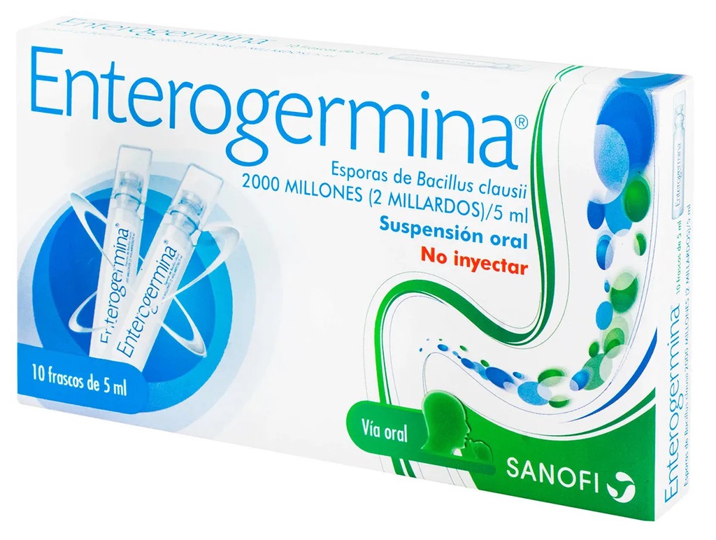 ENTEROGERMINA ORAL 5ML X 10 FRASCOS SANOFI