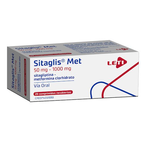SITAGLIS MET 50MG 1000MG X 28COMP SITAGLIP METF LETI