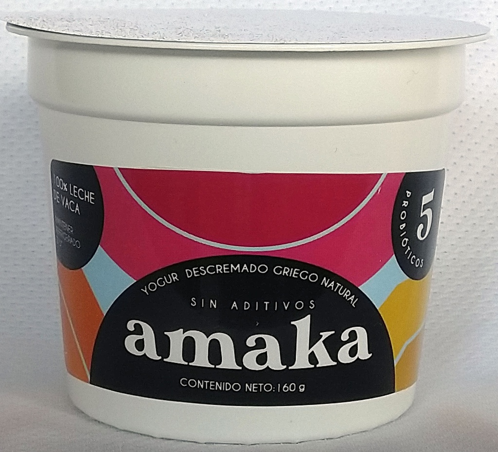 YOGUR GRIEGO AMAKA 160GR NATURAL