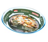 CONTENEDOR VIDRIO OVALADO SIN TAPA 2400 ML