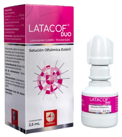 LATACOF DUO 0,005 0,5% X 2,5ML SOL OFT COFASA