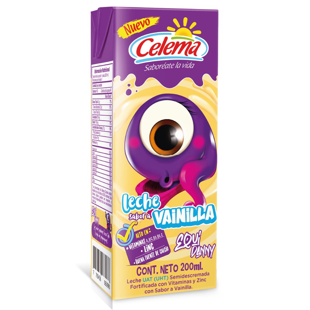 LECHE CELEMA 200ML SABOR VAINILLA