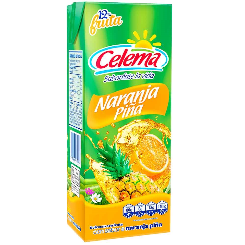 JUGO CELEMA 200ML NARANJA PIÑA