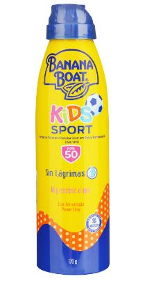 PROTEC SOLAR BANANA BOAT 170GR 50FPS SPRAY KIDS SPORT SIN LAGRIMAS