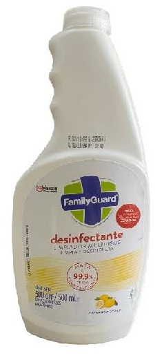 DESINFECTANTE FAMILY GUARD 500ML CÍTRICA REP