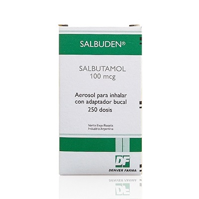 SALBUDEN SALBUTAMOL 100MCG X 250DOSIS DENVER FARMA