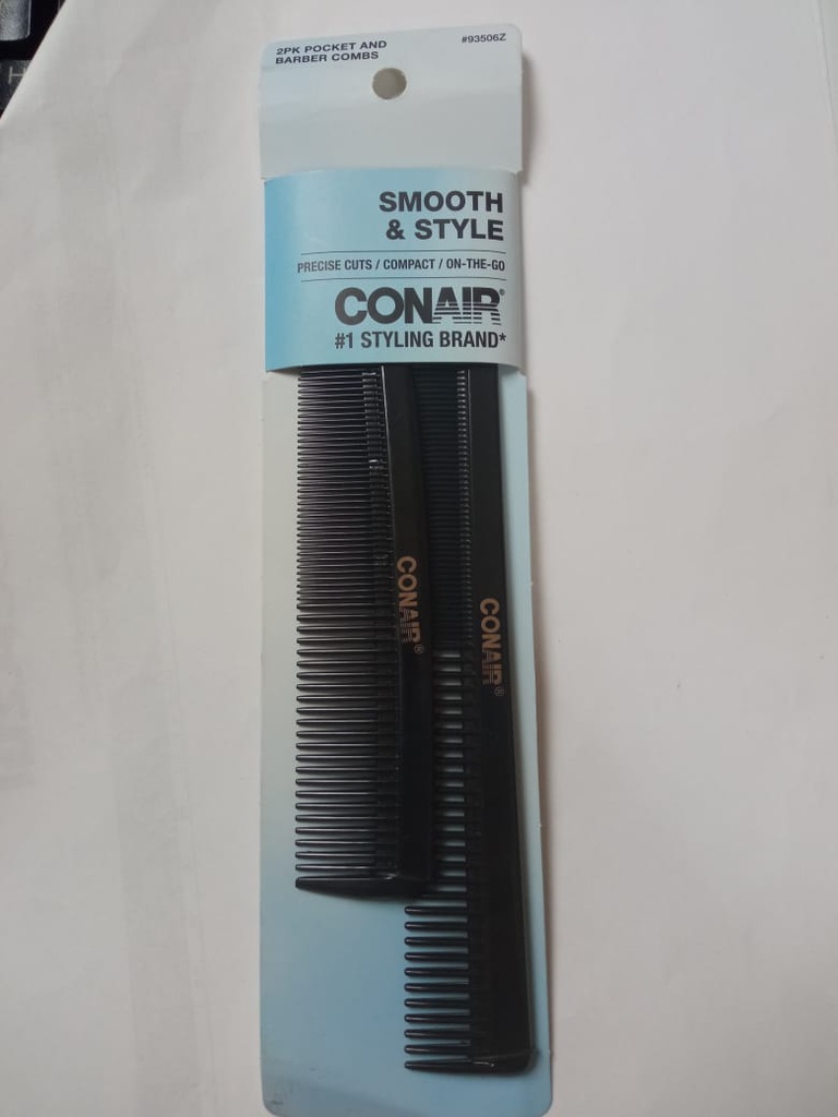 PEINE CONAIR 2PZA DE BOLSILLO PARA PELUQUERO