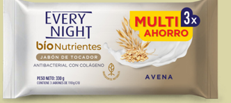 JABON EVERY NIGHT 110GRX3UND AVENA