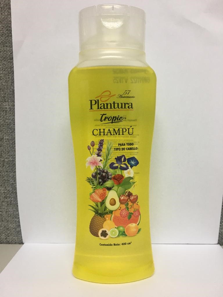 CHAMPU PLANTURA TROPIC 400ML AMARILLO
