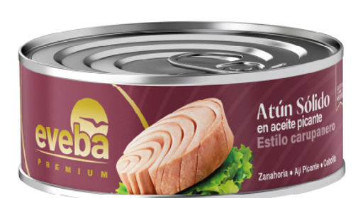 ATUN EVEBA 170GR EN ACEITE PICANTE CARUPANERO