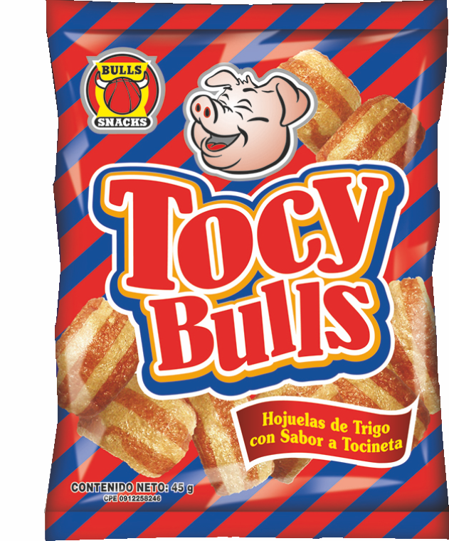 SNACK TOCY BULLS 45GR TOCINETA