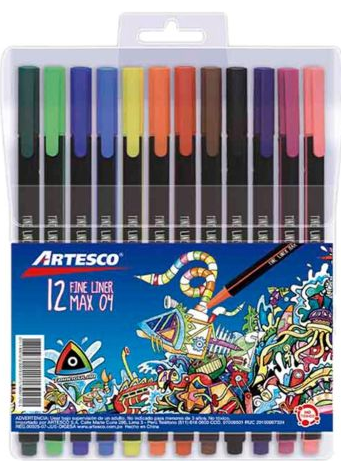 MARCADOR ARTESCO FINE LINER TRIANG  X 12UN