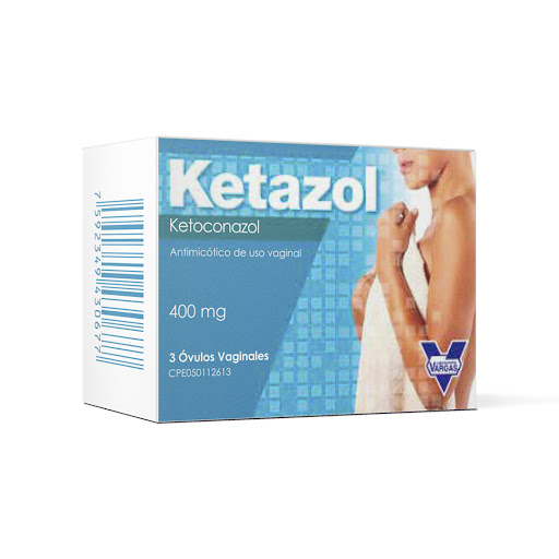 KETAZOL 400MG X 3 OVULOS VAG VARGAS