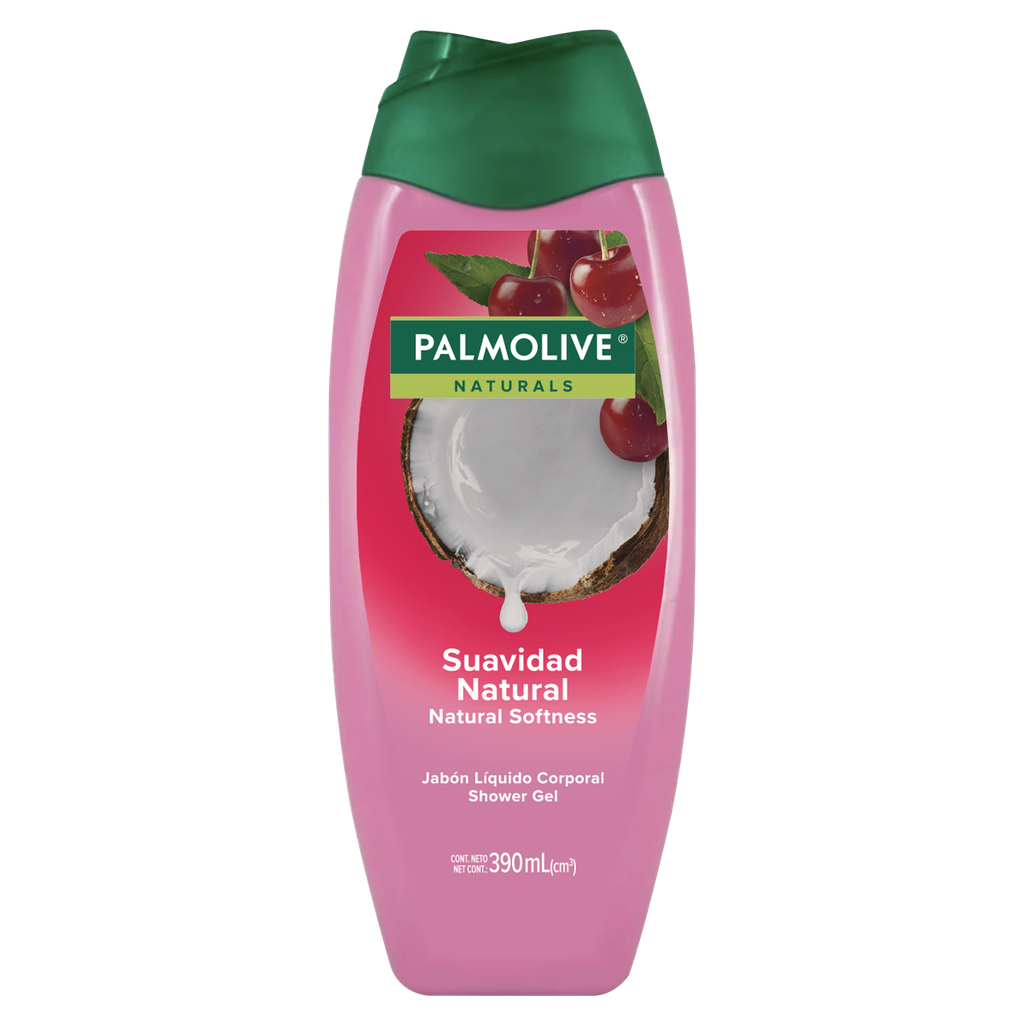 JABON LIQ CORPORAL PALMOLIVE 390ML NATURALS CEREZA COCO