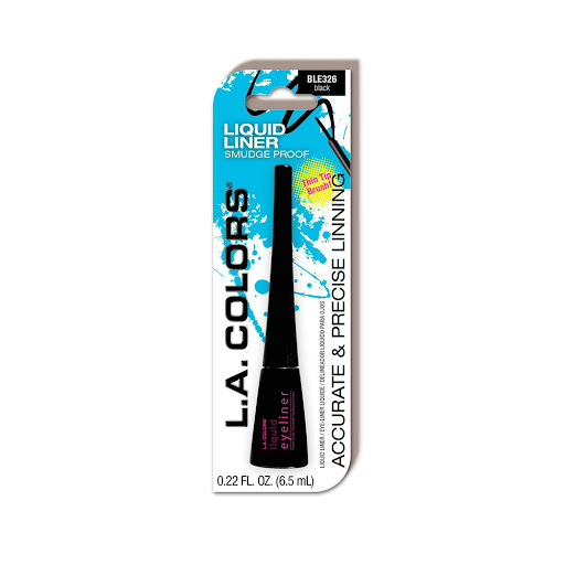 DELINEADOR DE OJOS LA COLORS BLACK LIQU PUNTA DELGADA CBLE326