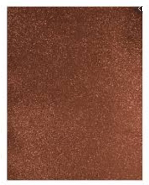 FOAMI MIL COLORES ESCARCHADO MARRON CARTA