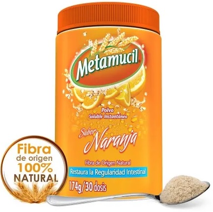 METAMUCIL 174GR X 1UND NARANJA FARMA