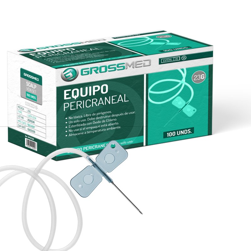 SCALP PERICRANEAL 23GR X 1UND GROSSMED