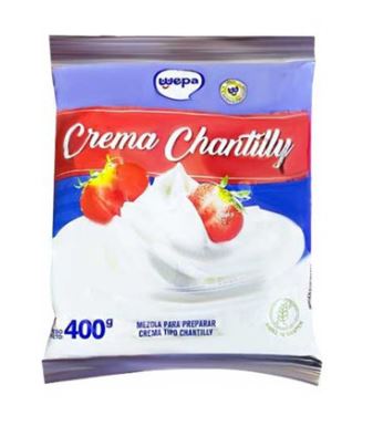 CHANTILLY EN POLVO WEPA 400GR