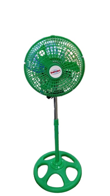 VENTILADOR SALCAR DE PEDESTAL VERDE DE 10&quot; ASPA PLASTICA