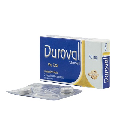 DUROVAL 50MG X 2 TABLETAS VALMORCA