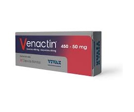VENACTIN 450MG / 50MG X 10CAPS DIOSMI HISP VIVAX