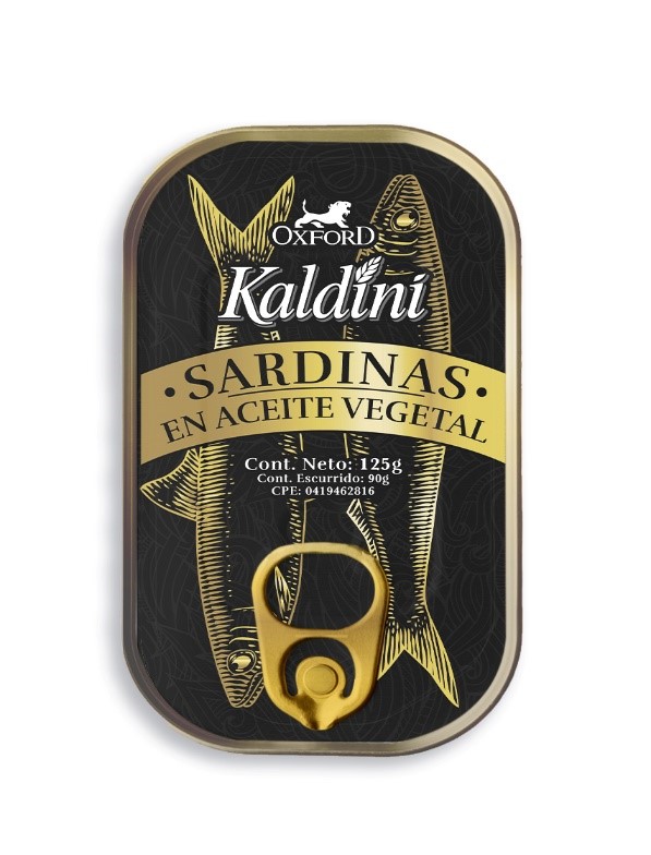 SARDINA KALDINI 125GR EN ACEITE VEGETAL