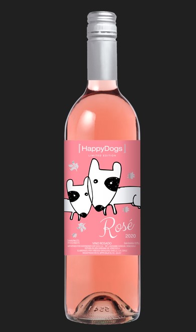 VINO HAPPY DOGS 0,75LT ROSADO