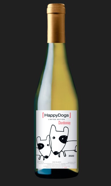 VINO HAPPY DOGS 0,75 LT CHARDONNAY