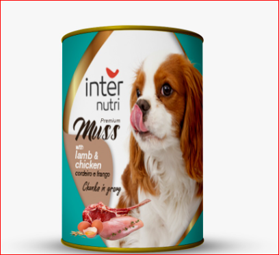 COMIDA HUMEDA P/PERRO INTER LAMB&amp;LIVER 415GR CORDERO Y POLLO