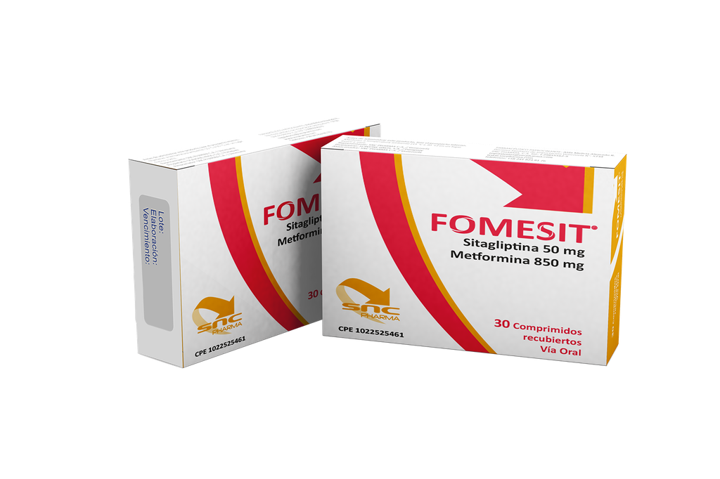 FOMESIT 50MG 850MG X 30COMP SITAGLIP METF SNC PHARMA