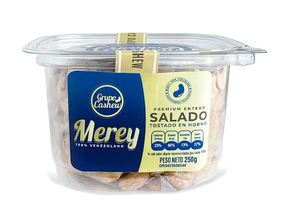 MEREY GRUPO CASHEW 250GR TOSTADO Y SALADO