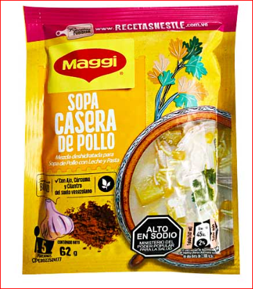 SOPA MAGGI 62GR CASERA DE POLLO