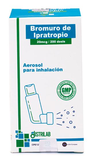 BROMURO IPRATROPIO 20MCGX200DOSIS AEROSOL DISTRILAB