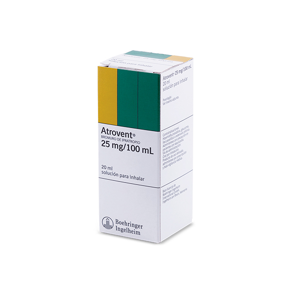 ATROVENT 25MG / 100ML X 20ML SOL INH BOEHRINGER
