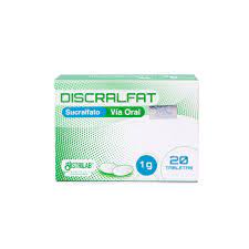DISCRALFAT 1G X 20TAB SUCRALFTO DISTRILAB