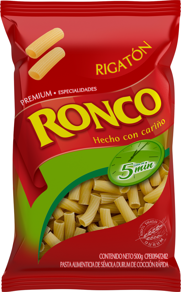 PASTA RONCO 500GR RIGATON JET