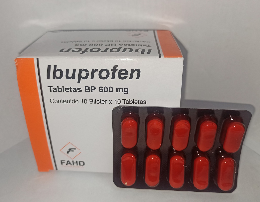 IBUPROFENO 600MG X 10TAB BLISTER FAHD