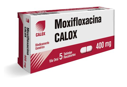 MOXIFLOXACINA 400MG X 5TAB CALOX