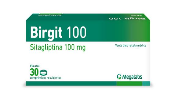 BIRGIT 100MG X 30COMP SITAGLIPTINA MEGALABS