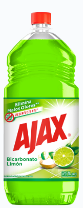 DESINFECTANTE AJAX 1LT ANTIBAC BICARB NARANJ LIM